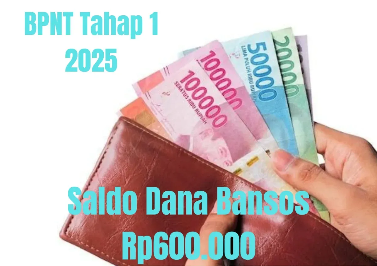 Saldo dana bansos Rp600.000 dari BPNT tahap 1 2025 cair melalui Rekening KKS. (Sumber: Poskota/Gabriel Omar Batistuta)