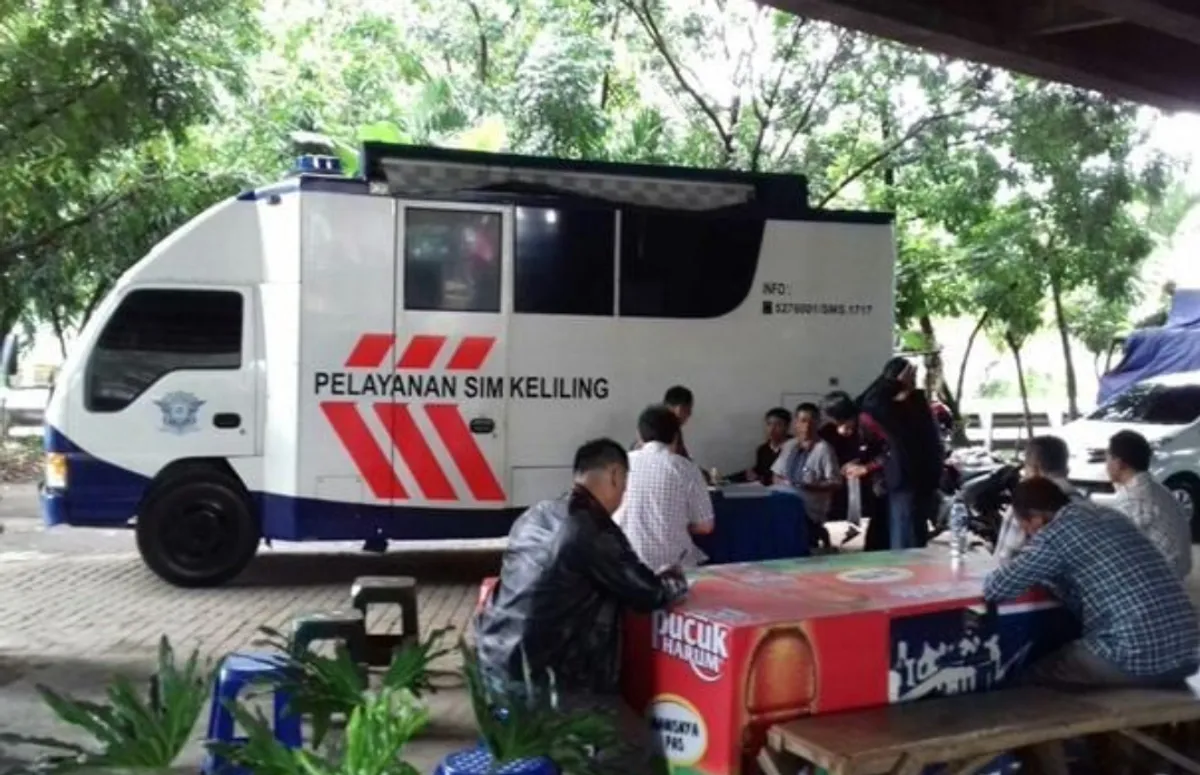 Pelayanan SIM Keliling di Wilayah DKI Jakarta hari ini hadir di 5 lokasi berikut ini. (Sumber: Polda Metro Jaya)