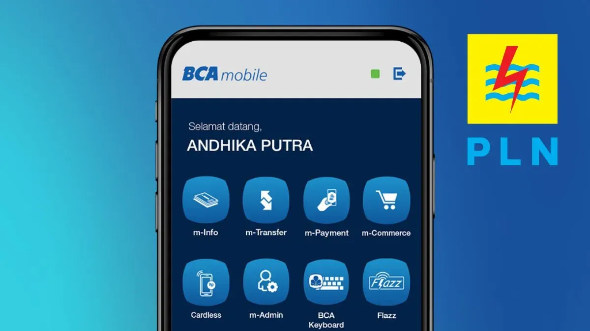 cara beli token listrik via bca mobile. (Foto: Faiz)