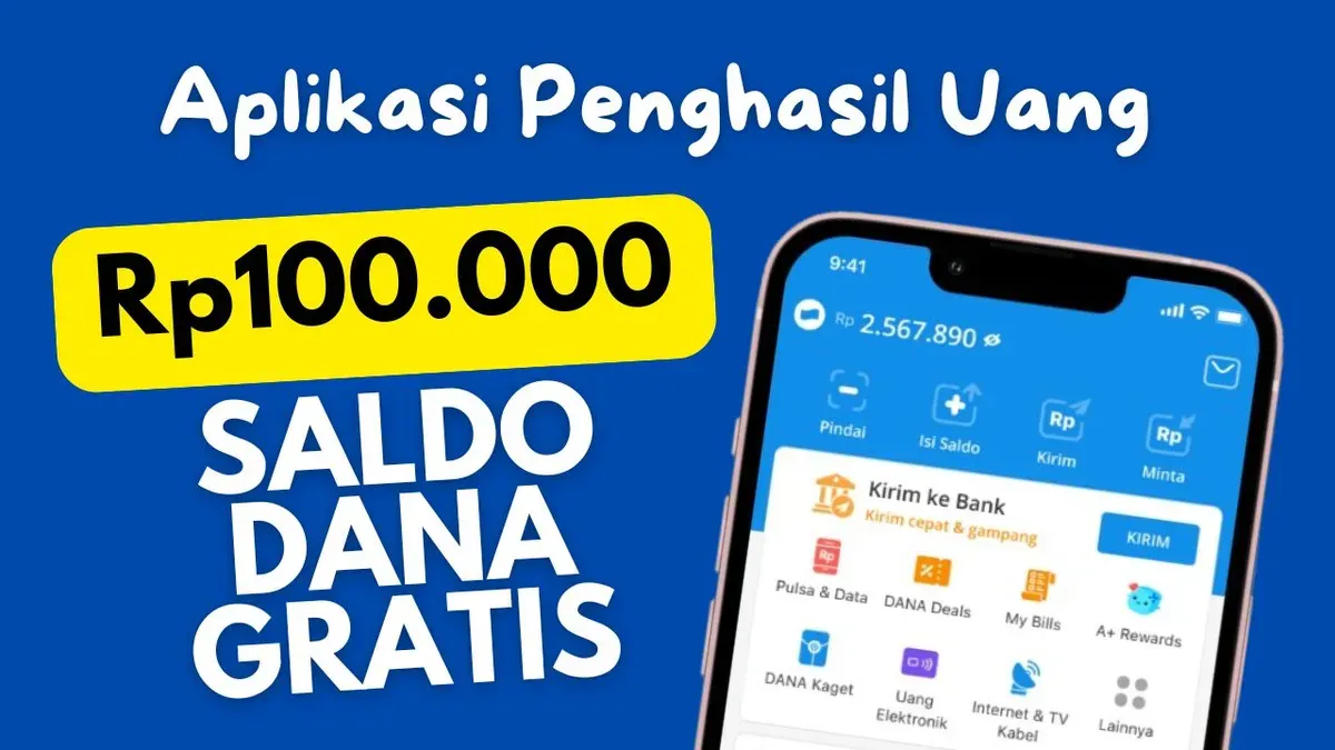 Rebahan sambil ngabuburit? Kini bisa dapat saldo DANA gratis hingga Rp100.000. Cek aplikasi penghasil uang ini. (Poskota/Neni Nuraeni/DANA)
