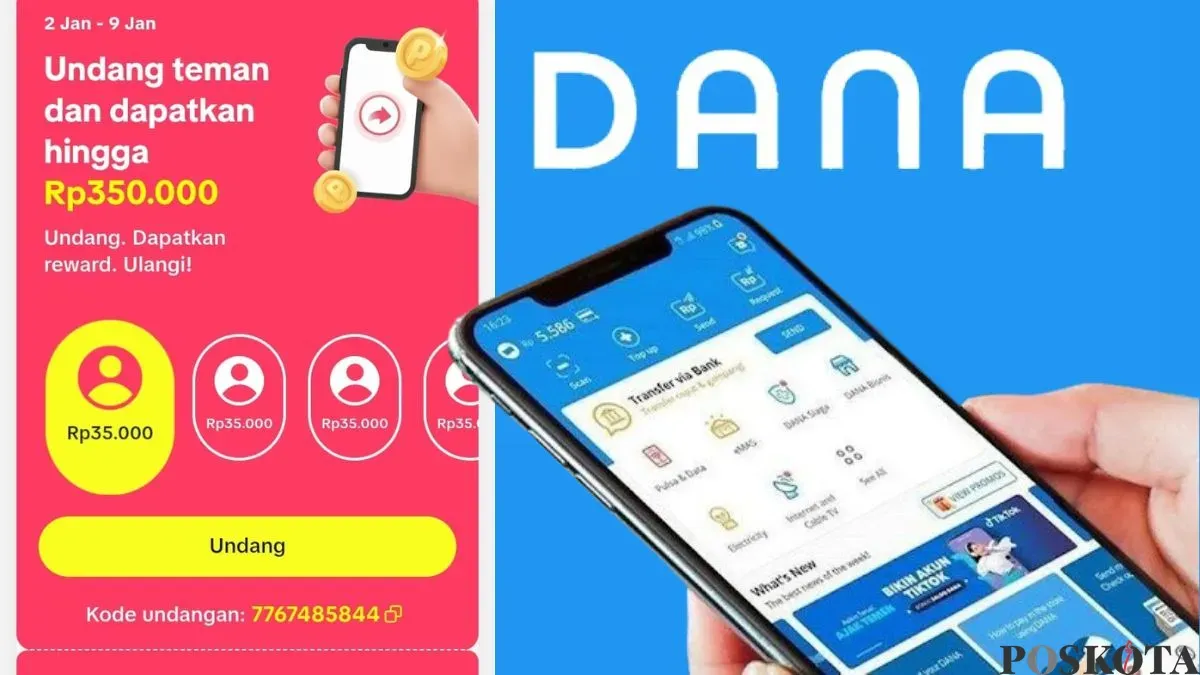 cara dapatkan saldo dana gratis Rp350.000 dari tiktok. (Foto: Faiz)