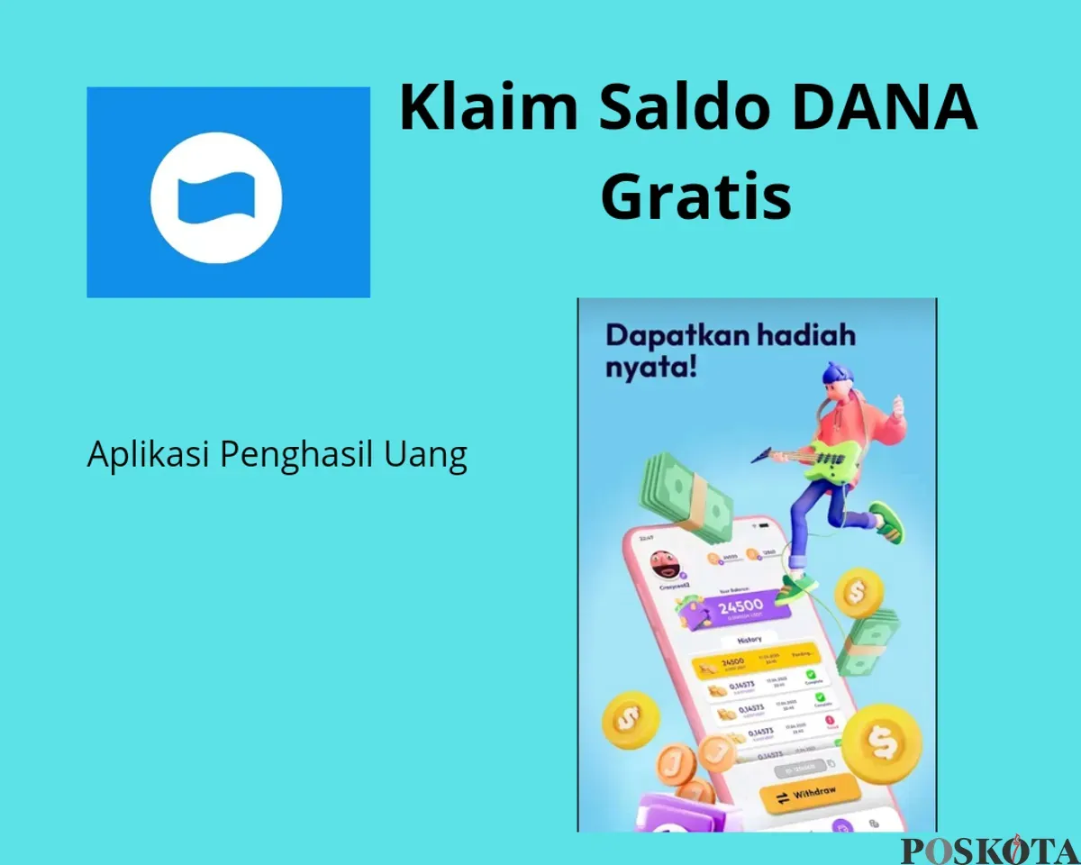 Raih saldo DANA Rp188.000 dari Jeton. (Sumber: Poskota/Santi Santika)