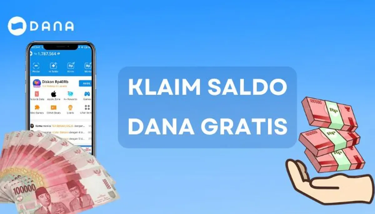 Cek disini cara mudah untuk bisa dapatkan dan klaim saldo DANA gratis hingga Rp220.000 ke dompet elektronik Anda. (Sumber: Poskota/Aldi Harlanda Irawan)