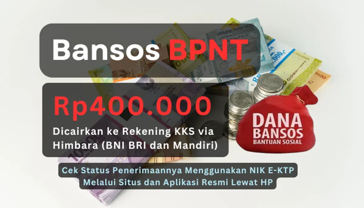 Update informasi pencairan subsidi dana Rp400.000 dari program bansos BPNT tahap 1 2025 yang akan segera disalurkan ke rekening KKS. (Sumber: Poskota | Foto: Aldi Harlanda Irawan)