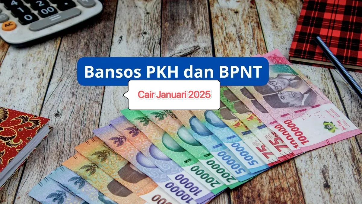 Bansos PKH dan BPNT cair di awal bulan Januari 2025. (Canva)