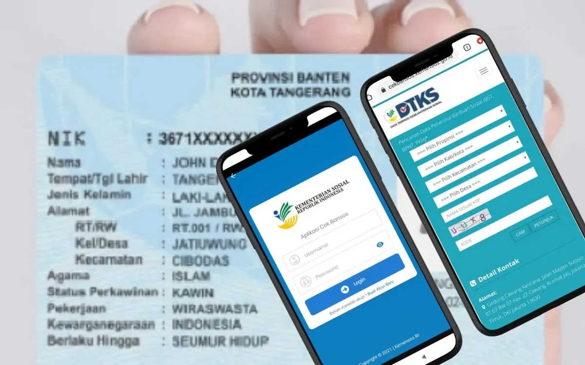 Cara cek keaktifan pemilik NIK e-KTP dalam daftar penerima bansos. (Sumber: Poskota/Syifa Luthfiyah)