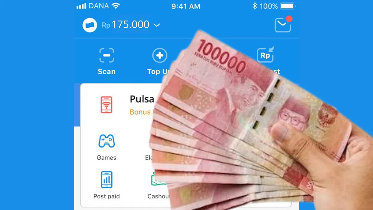 Silakan Klaim Saldo DANA Gratis dari Game Penghasil Uang. (Sumber: Poskota/Rivera Jesica Souisa)