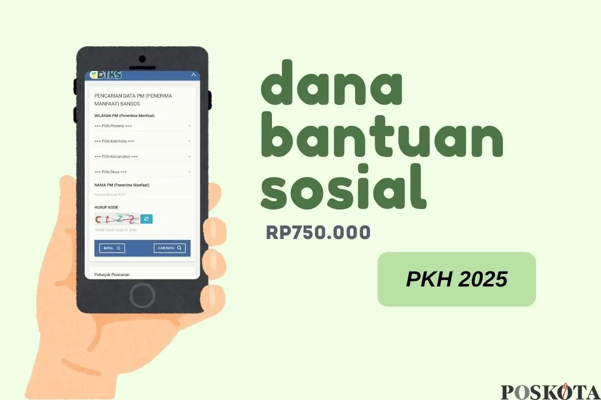 Ada dana sebesar Rp750.000 dari bansos PKH. Simak kategori penerimanya. (Sumber: Poskota/Della Amelia)