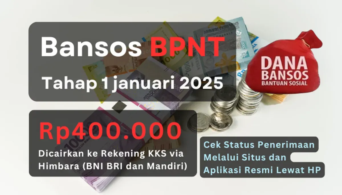 Bansos BPNT tahap 1 Januari 2025 sedang dalam proses penyaluran, bantuan Rp400.000 akan segera cair ke rekening KKS, cek info selengkapnya disini. (Sumber: Poskota/Aldi Harlanda Irawan)