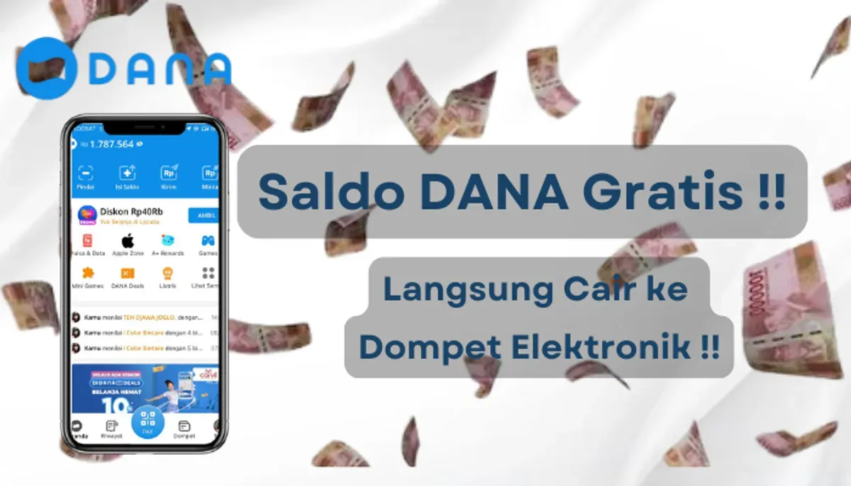 Dapatkan saldo DANA gratis hingga Rp220 ribu hanya dari memainkan aplikasi berikut ini, cek dan cairkan sekarang. (Sumber: Poskota/Aldi Harlanda Irawan)