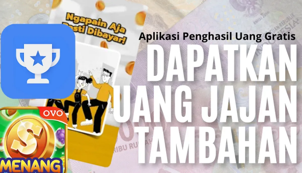 Dapatkan uang jajan tambahan dengan memainkan aplikasi-aplikasi menghasil uang gratis. (Sumber: Pixabay/Udik_Art/edited Dadan Triatna)