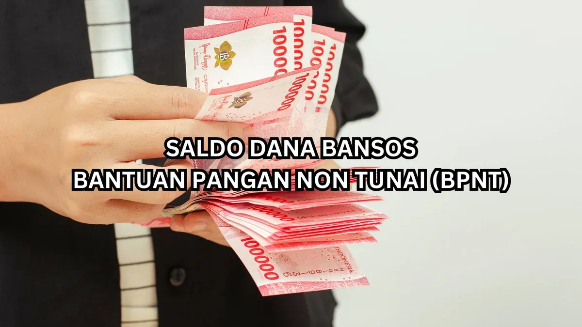 Saldo dana bansos BPNT. (Sumber: Poskota/Legenda Kinanty Putri)