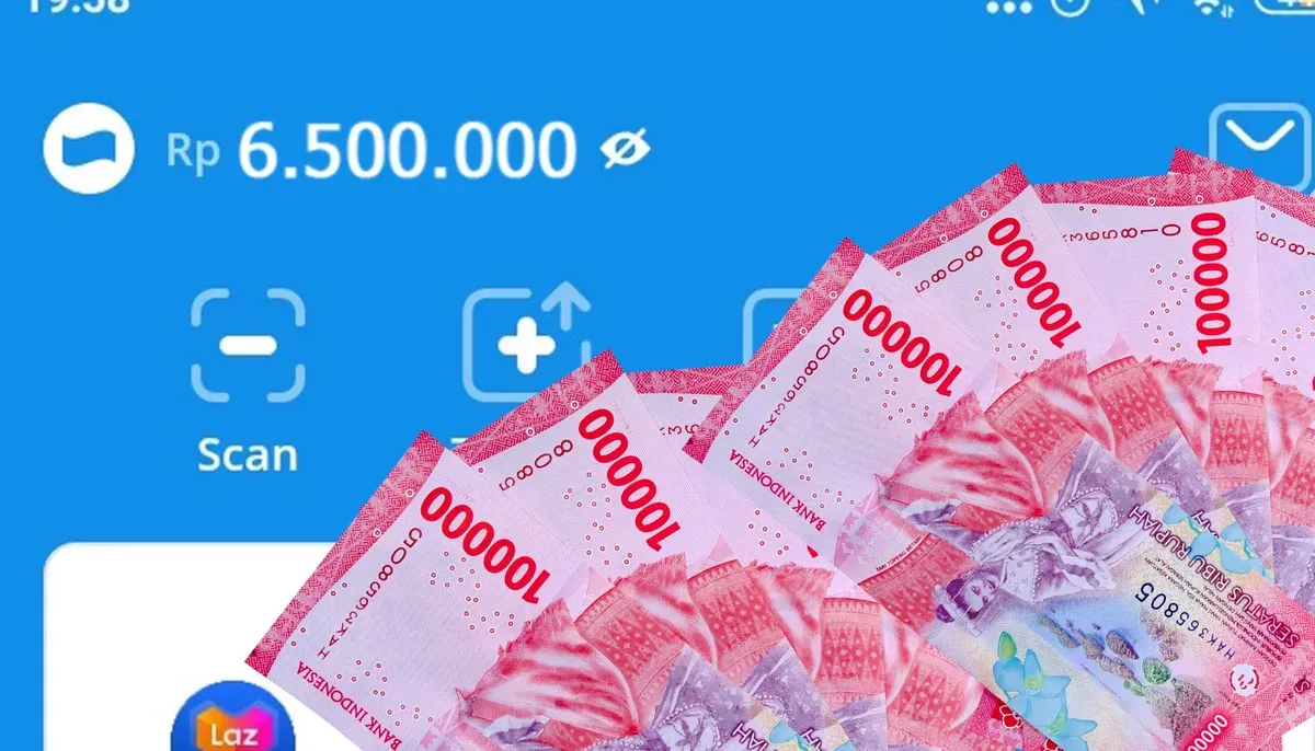 Cara Tarik Saldo DANA Gratis Rp230.000 dari Aplikasi Penghasil Uang. (Sumber: Poskota/Nur Rumsari)