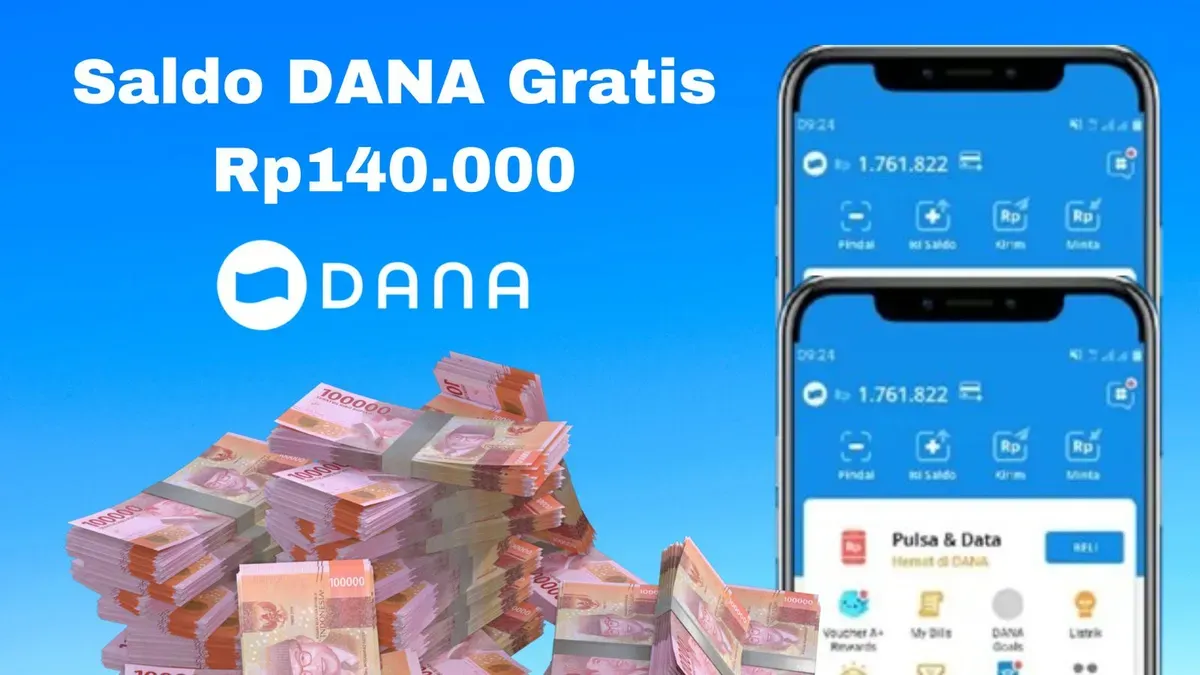 Cara klaim saldo DANA Gratis Rp140.000 melalui aplikasi penghasi uang yang terbukti membayar. (Sumber: Poskota/Syania Nurul Lita Baikuni)