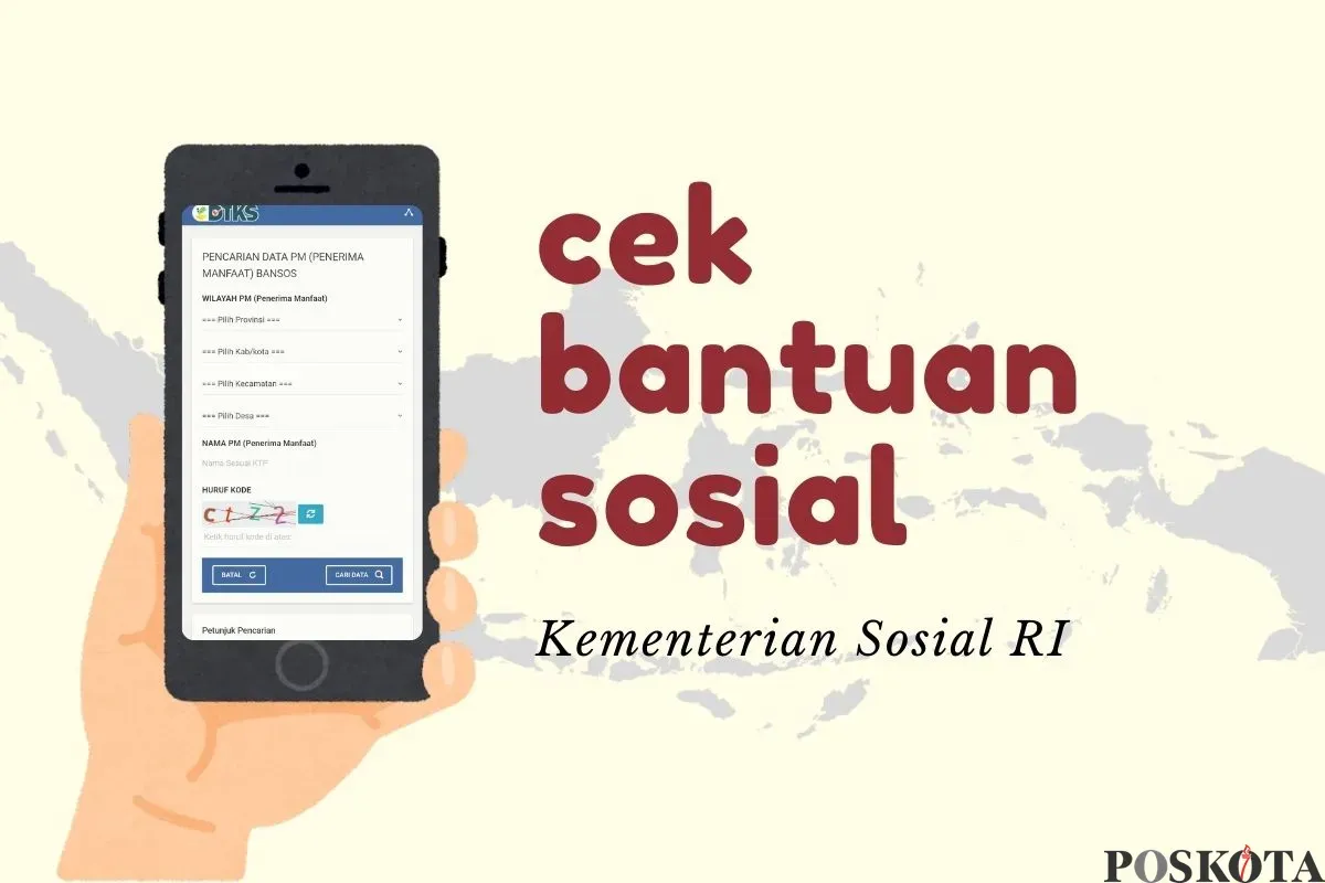 Aplikasi Siks-NG digunakan untuk mengecek status pencairan dana bansos dari pemerintah. (Sumber: Poskota/Della Amelia)