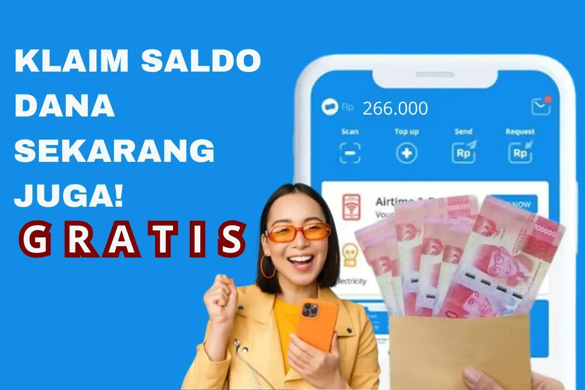 Klaim saldo DANA melalui aplikasi penghasil uang secara gratis (Sumber: Poskota/Rivera Jesica Souisa)