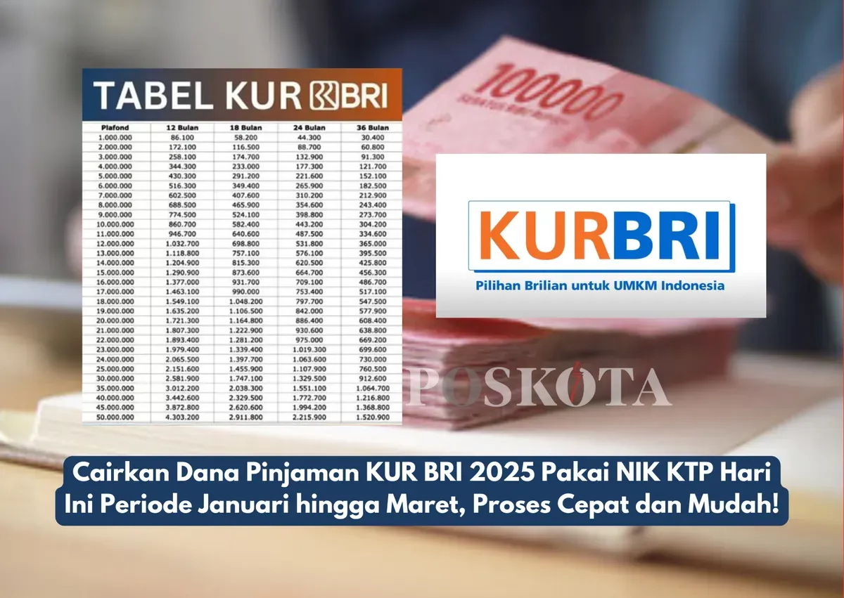 Pinjaman dana KUR BRI 2025 telah dinantikan oleh masyarakat, Program ini menawarkan berbagai keuntungan, suku bunga rendah dan tenor panjang dengan proses lebih cepat. (Sumber: Poskota/Yusuf Sidiq)