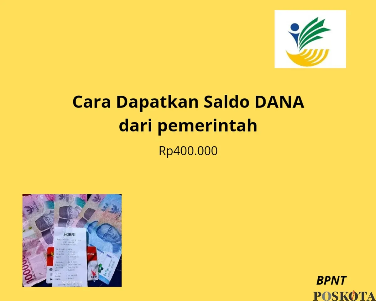 Siapkan NIk e-KTP dan dapatkan saldo dana Rp400.000 dari pemerintah dengan cara berikut ini. (Sumber: Poskota/Santi Santika)