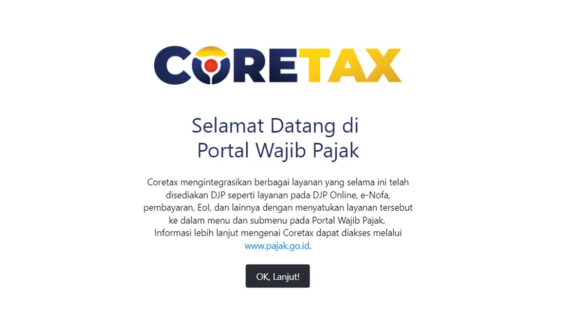 Coretax adalah sistem administrasi perpajakan terbaru, yang mendukung efisiensi layanan pajak digital di Indonesia. (Sumber: Doc/DJP Pajak)