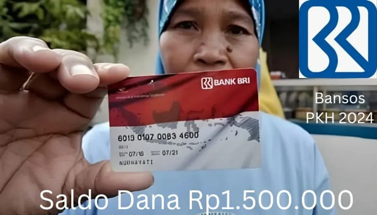 Rekening BRI atas nama Anda yang diverifikasi pemerintah berhasil terima saldo dana Rp1.500.000 dari subsidi bansos PKH 2024. (Sumber: Poskota/Gabriel Omar Batistuta)