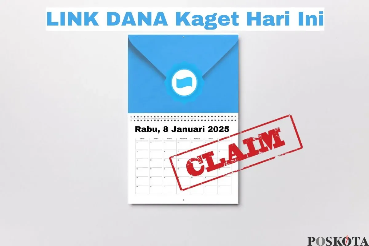 Ada tiga link DANA Kaget yang sudah disiapkan hari ini, Rabu 8 Januari 2025, untuk kamu. (Sumber: Poskota/Muhamad Arip Apandi)