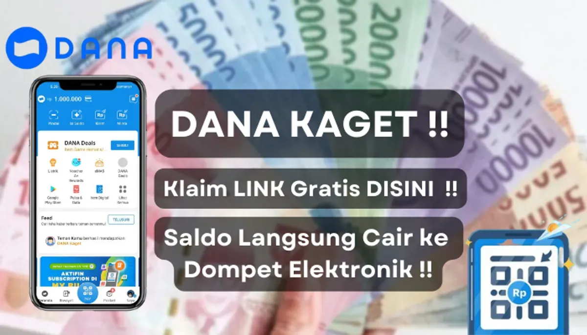 Klaim dan cairkan sekarang ke dompet elektronik saldo hingga Rp300.000 dari Link DANA Kaget resmi berikut ini. (Sumber: Poskota/Aldi Harlanda Irawan)