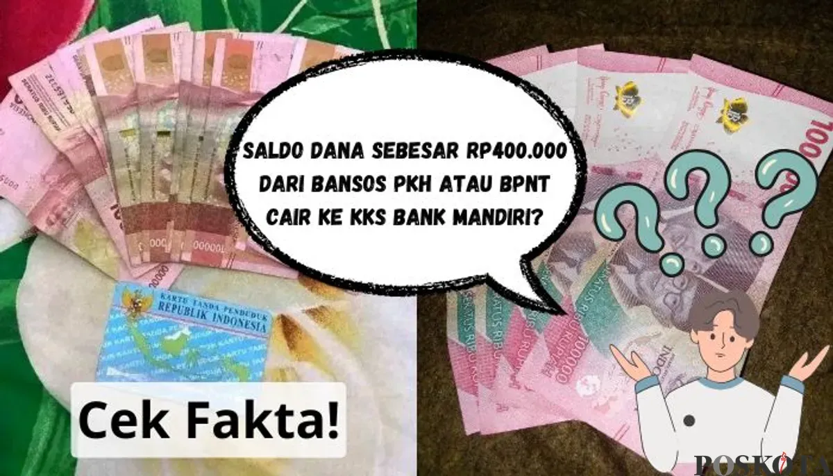 Cek fakta saldo dana Rp400.000 sudah diterima KPM (Sumber: Poskota/Insan Sujadi)