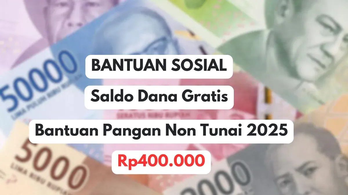 NIK e-KTP dan KK milik Anda terdata menerima saldo dana gratis Rp400.000 dari pemerintah melalui penyaluran bantuan sosial BPNT untuk alokasi Januari hingga Februari 2025. Cek di sini sekarang informasinya! (Sumber: Poskota/Herdyan Anugrah Triguna)