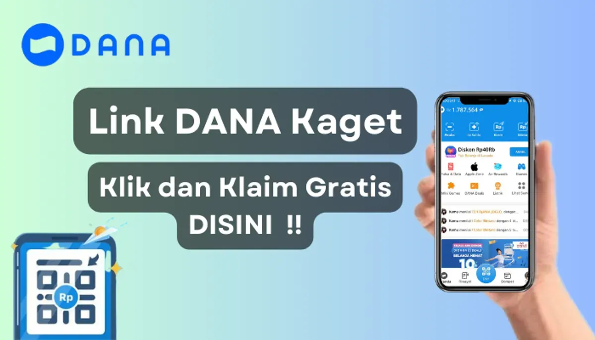 Dapatkan saldo gratis hingga Rp300.000 dari link DANA Kaget, bisa cairkan sekarang ke dompet elektornik (Sumber: Poskota/Aldi Harlanda Irawan)