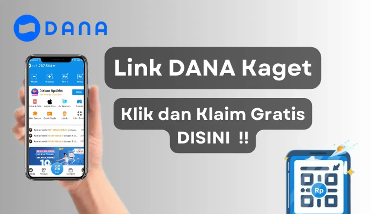 Dapatkan sekarang, saldo DANA hingga Rp300.000 dari 3 link DANA kaget gratis berikut ini. (Sumber: Poskota/Aldi Harlanda Irawan)