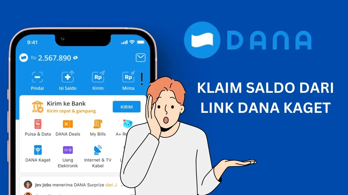 Ambil kesempatan dapatkan saldo DANA gratis dengan cara klaim link DANA Kaget ini. (Sumber: Poskota/Legenda Kinanty Putri)