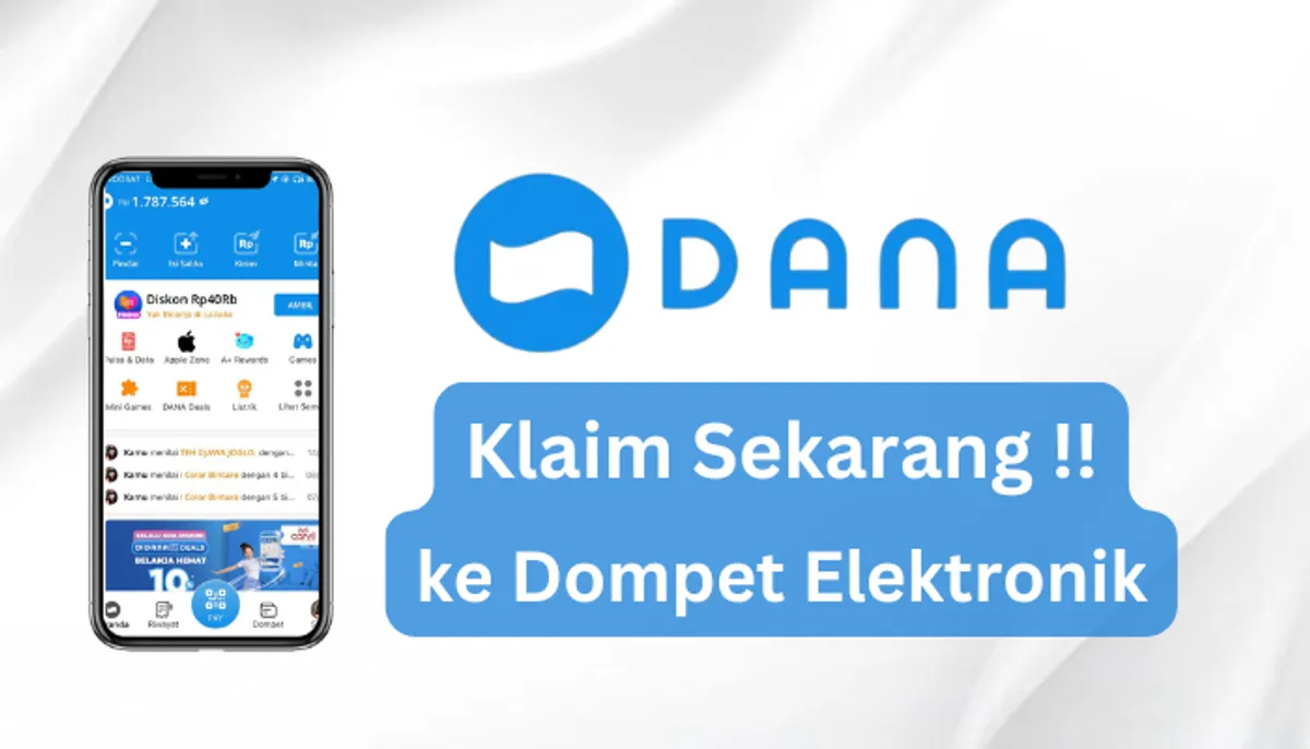 Solusi mudah dan praktis untuk menambah saldo DANA gratis Anda hingga Rp300.000, simak caranya berikut ini. (Sumber: Poskota/Aldi Harlanda Irawan)