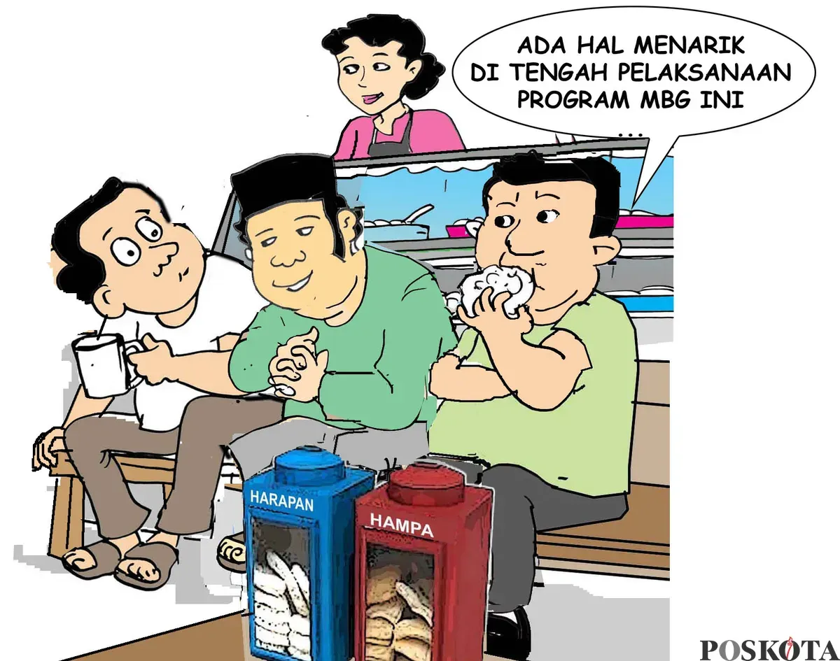 Obrolan Warteg: Makasih Pak Prabowo..I Love You (Sumber: Poskota/ Yudhi Himawan)