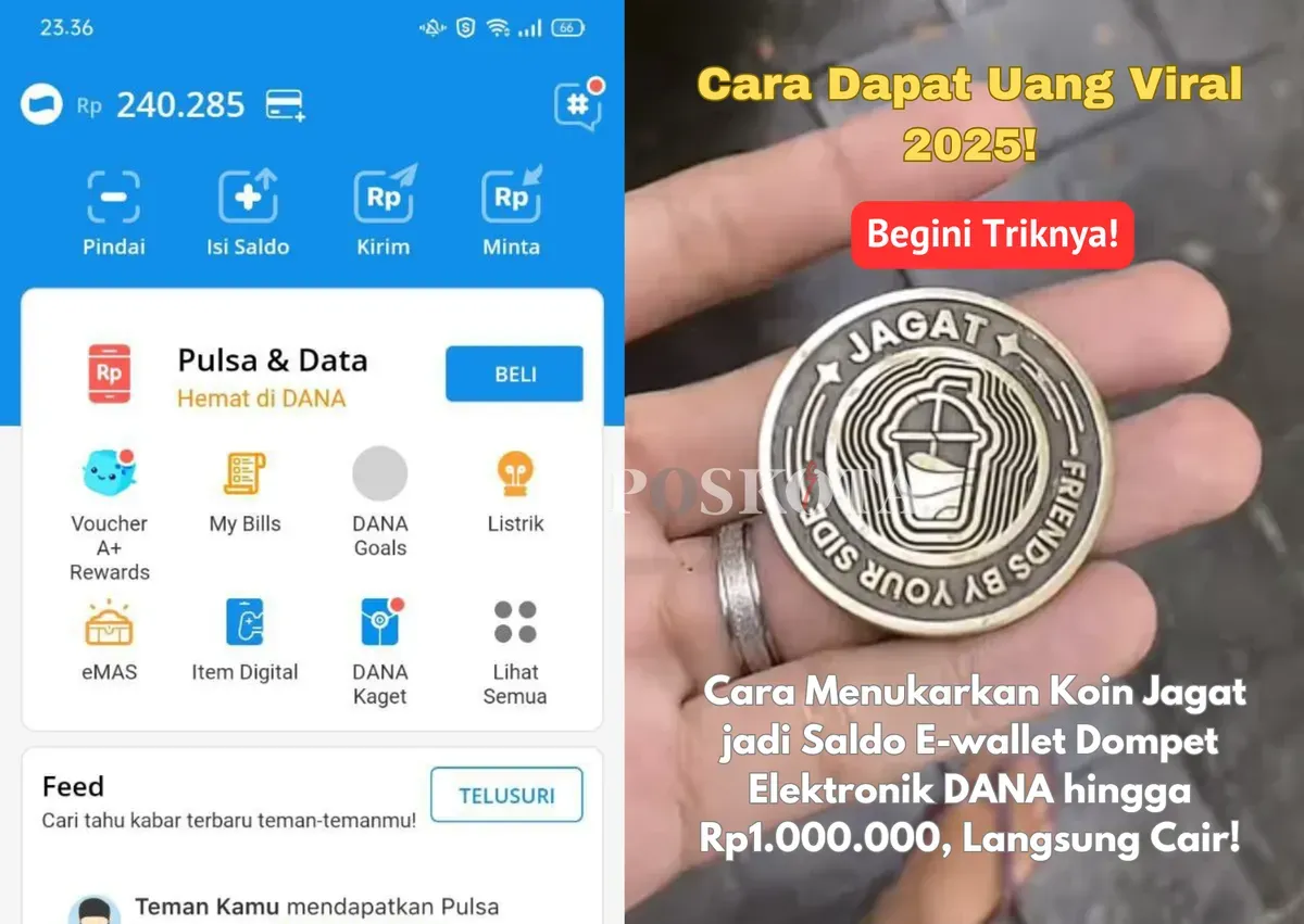 Temukan cara menukarkan koin menjadi saldo e-wallet dan raih hadiah menggiurkan! (Sumber: Poskota/Yusuf Sidiq)