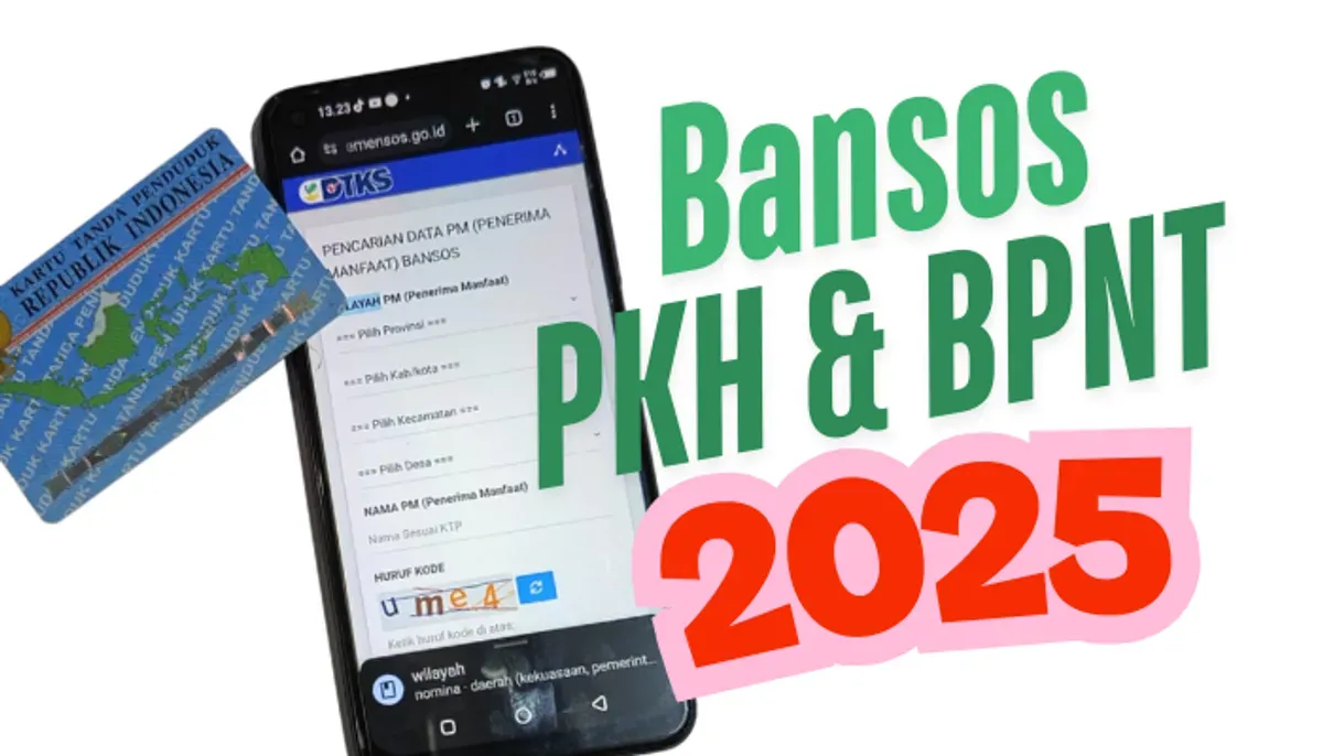 Cara cek data apakah sudah terdaftar sebagai penerima dana bansos PKH atau BPNT 2025 (Sumber: Poskota/Dadan Triatna)