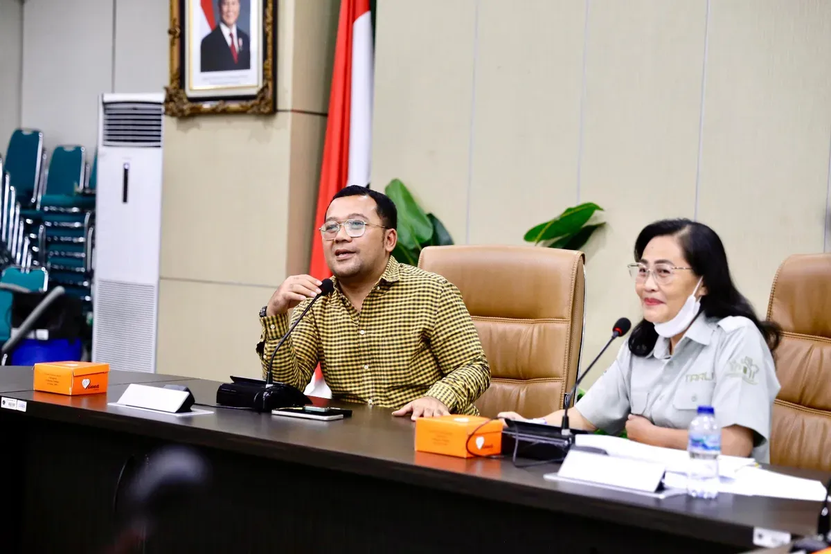 Ketua Pansus II DPRD Provinsi Jawa Barat Hilal Hilmawan usai melakukan komsultasi ke Kementrian Investasi dan Kementrian ATR/BPN di Jakarta, Rabu, 15 Januari 2025. (Sumber: Dok. Humas DPRD Jabar)