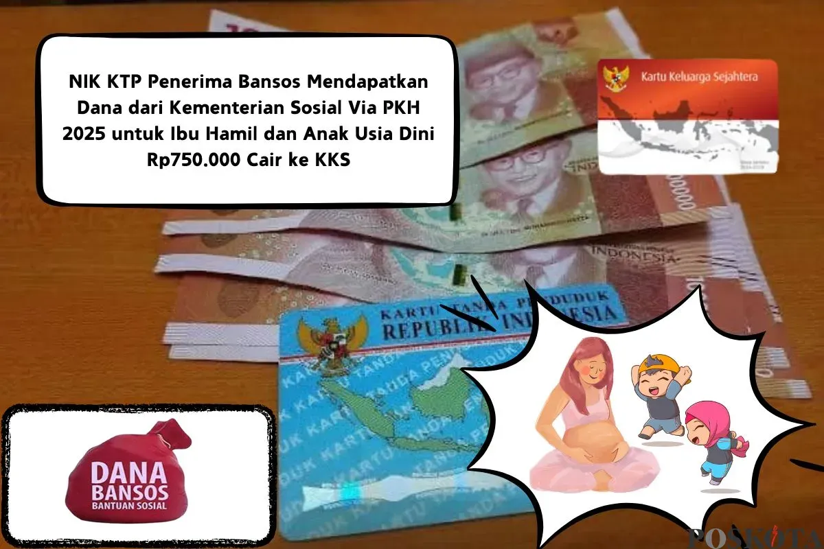 NIK KTP penerima bansos mendapatkan dana dari kementerian sosial via pkh 2025 untuk ibu hamil dan anak usia dini (Sumber: Poskota/Insan Sujadi)