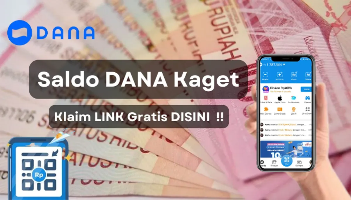 Klaim link DANA kaget gratis hari ini, 16 Januari 2025, dapatkan hingga Rp275.000. (Sumber: Poskota/Aldi Harlanda Irawan)