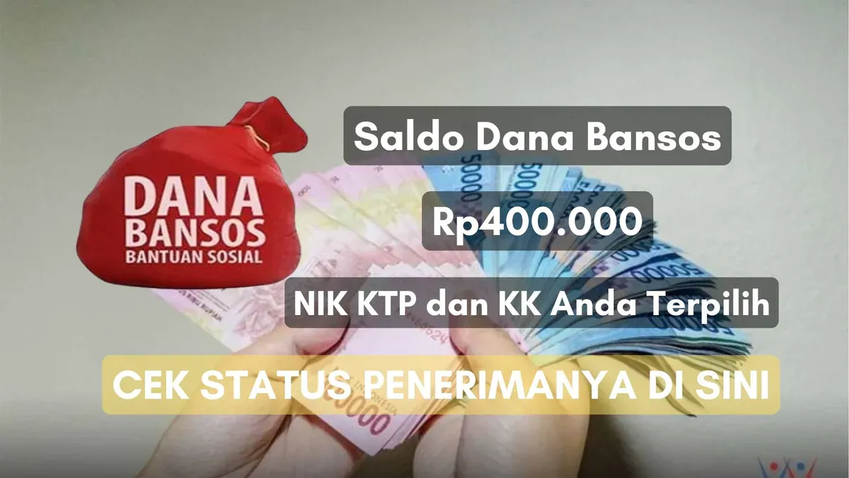 Saldo Dana Gratis Rp400.000 akan mulai dicairkan dari bansos BPNT tahap 1 2025, cek status NIK di KTP dan KK Anda terdata atau tidak sebagai penerima bantuan sekarang (Sumber: Poskota/Herdyan Anugrah Triguna)