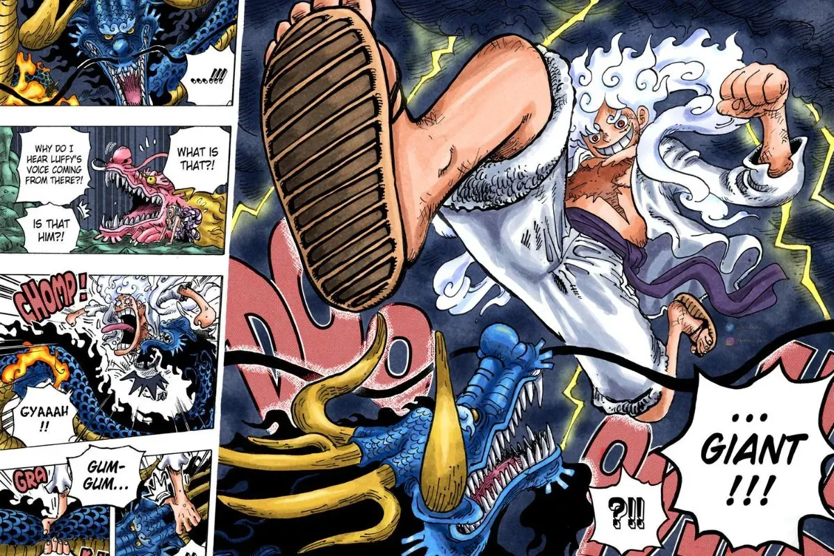 Dewa Matahari sedang menjadi pembicaraan hangat dalam spoiler One Piece Chapter 1136. (Sumber: X/@TendouYu)