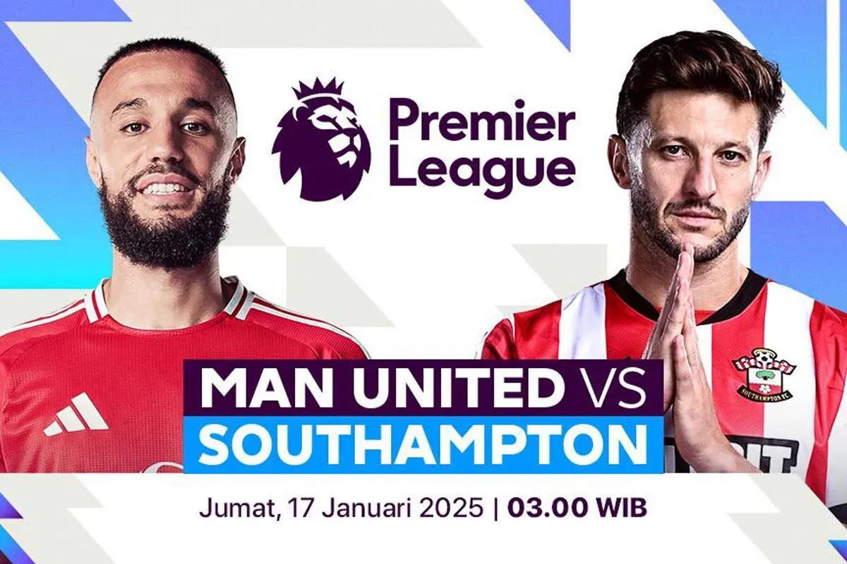 Streaming Manchester United vs Southampton. (Sumber: Vidio)