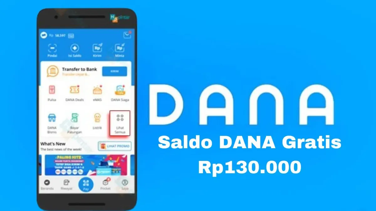 Cara klaim saldo DANA Gratis Rp130.000 melalui nomor Hp. (Sumber: Poskota/Syania Nurul Lita Baikuni)