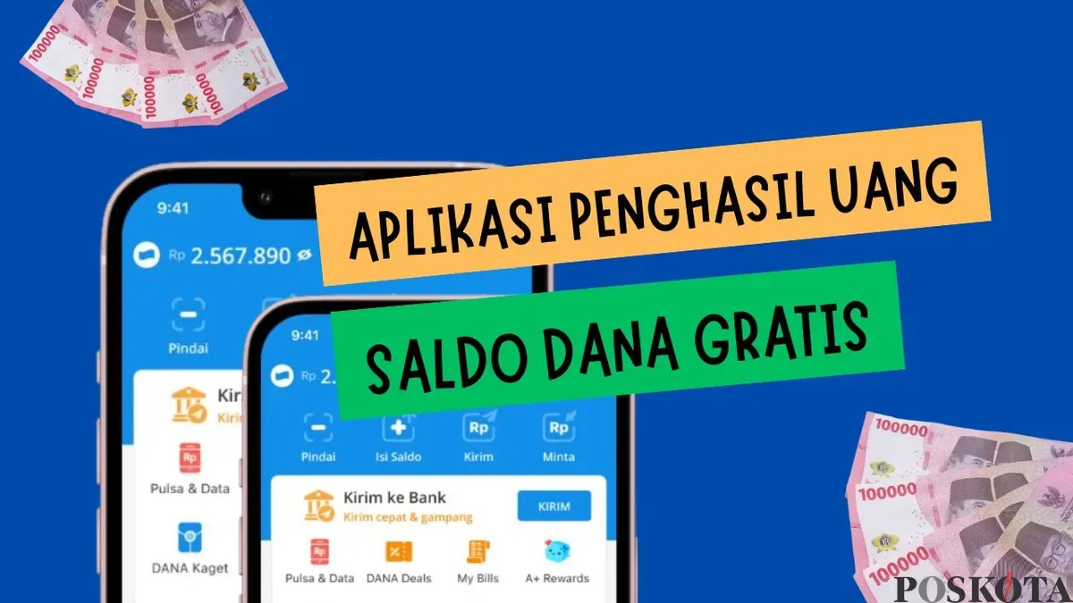 Dapatkan saldo DANA gratis berupa dolar tanpa keluar rumah! Simak cara mudah dan cepatnya hanya dengan HP Anda. (Sumber: Poskota/Neni Nuraeni/DANA)