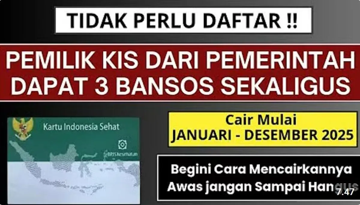 Cara Mendapatkan Tiga Bantuan Sosial untuk Pemegang Kartu BPJS Kesehatan Gratis di 2025 (Sumber: Tangkapan Layar/YouTube LISVIKA CHANNEL)