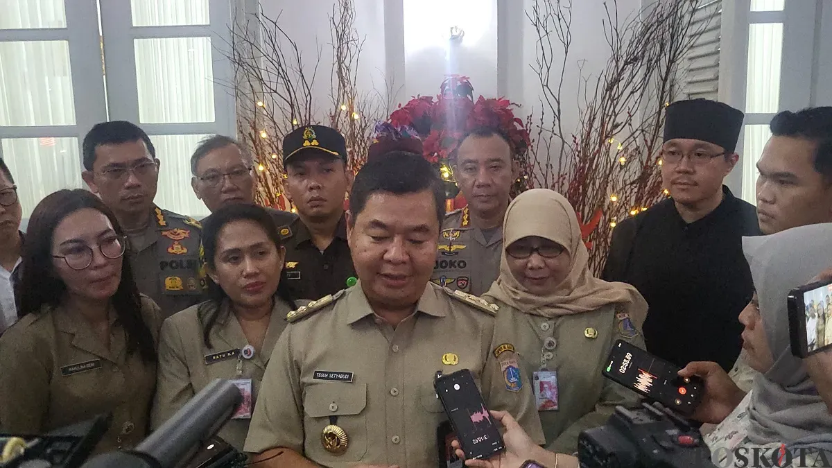 Pj Gubernur Jakarta Teguh Setyabudi klarifikasi soal Pergub poligami. (Sumber: Poskota/Pandi Ramedhan)