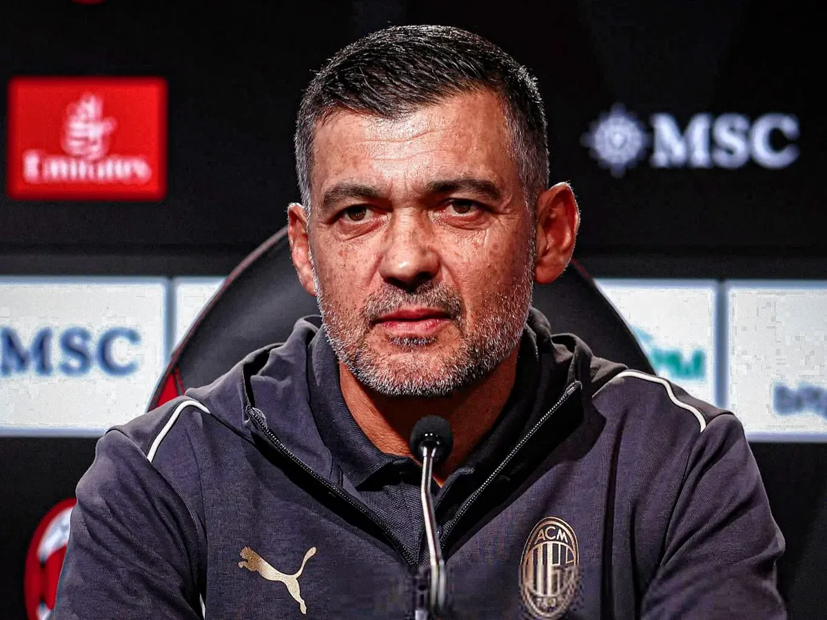 Sergio Conceicao tak perduli siapa pemegang ban Kapten yang penting AC Milan dapat hasil terbaik. (Sumber: X/MilanXtra)