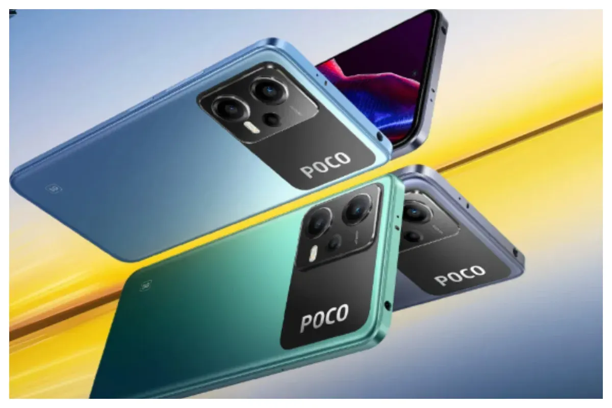 POCO X5 5G merupakan HP terbaik yang menawarkan fitur tahan air (Sumber: POCO)