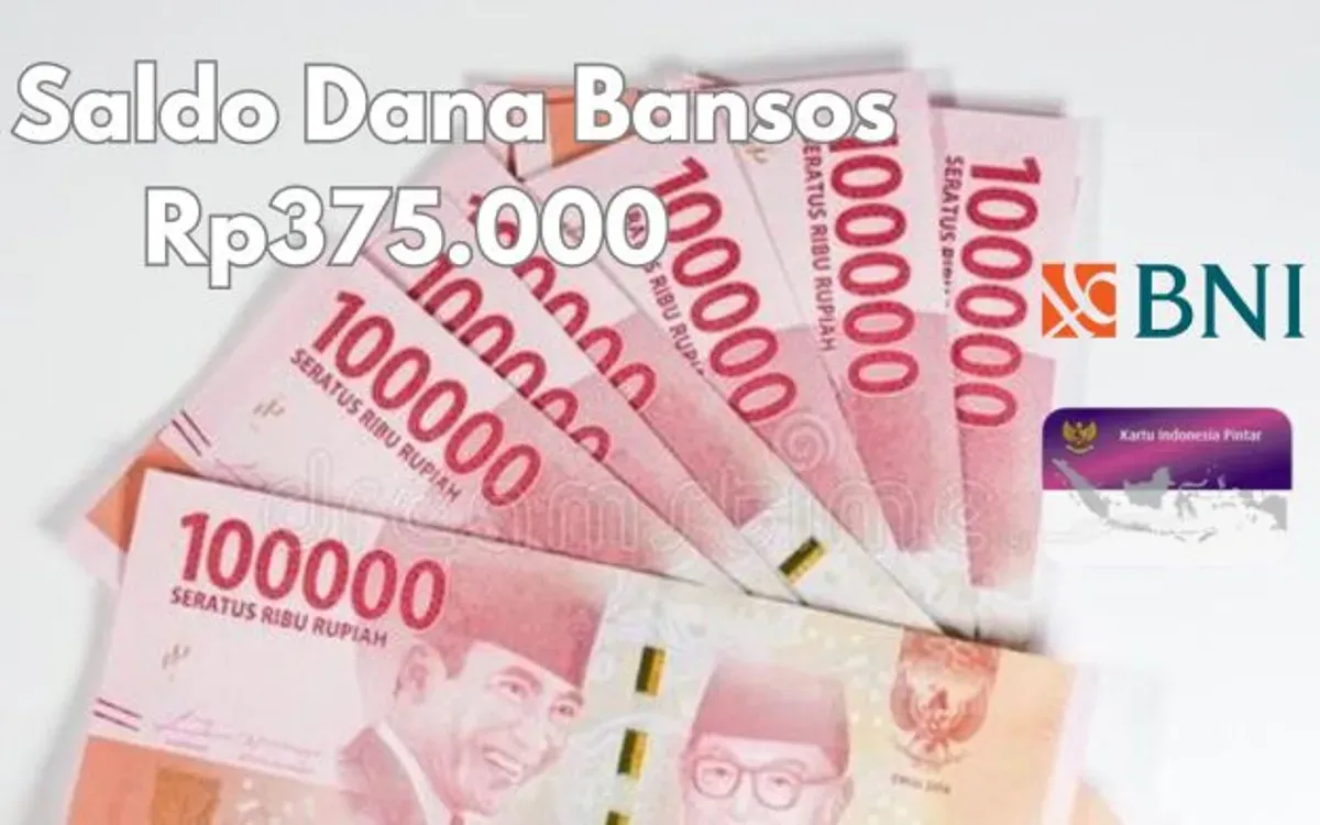 Saldo dana bansos Rp375.000 dari subsidi PIP 2025 cair ke Rekening BNI. (Sumber: Poskota/Gabriel Omar Batistuta)