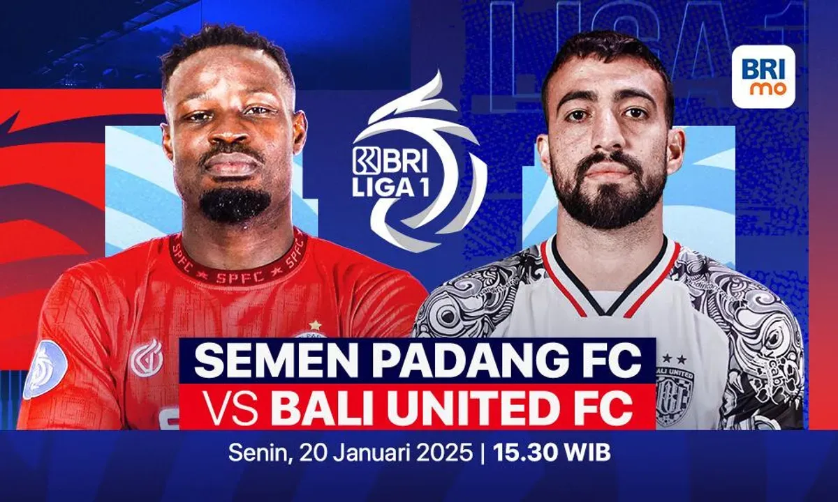 Link live streaming Semen Padang vs Bali United. (Foto: Vidio)