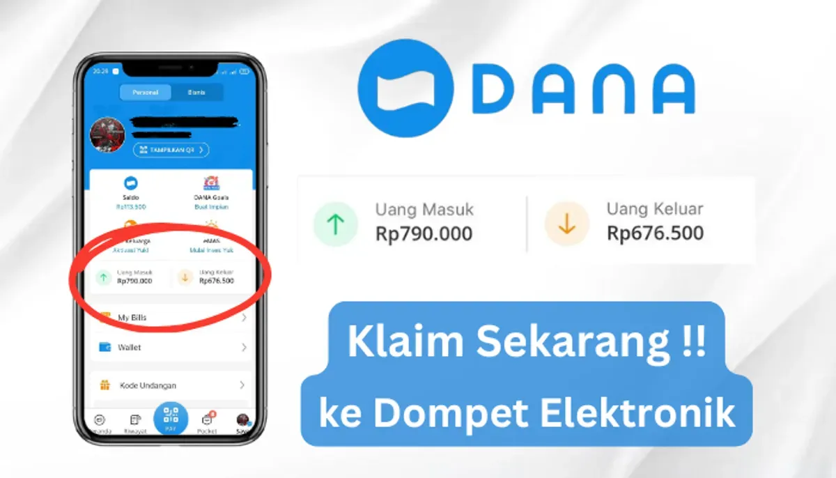 Aplikasi penghasil saldo DANA ini bisa memperoleh uang gratis hingga ratusan ribu rupiah ke dompet elektronik Anda. (Sumber: Poskota/Aldi Harlanda Irawan)